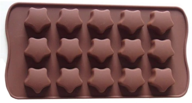 Set 3X Forma din silicon pentru ciocolata tematica Stelute